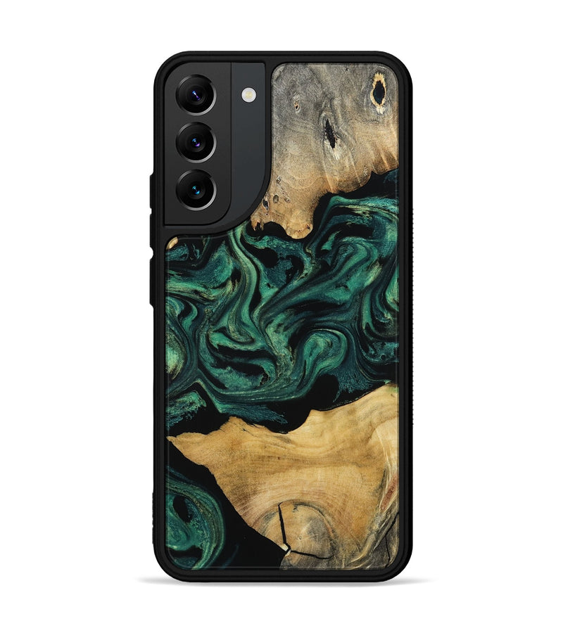 Galaxy S22 Plus Wood Phone Case - Jammie (Green, 800668)