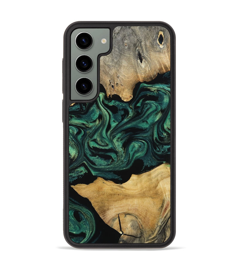 Galaxy S23 Plus Wood Phone Case - Jammie (Green, 800668)