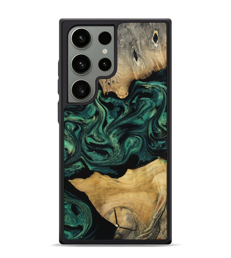 Galaxy S24 Ultra Wood Phone Case - Jammie (Green, 800668)