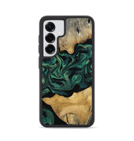 Galaxy S25 Wood Phone Case - Jammie (Green, 800668)
