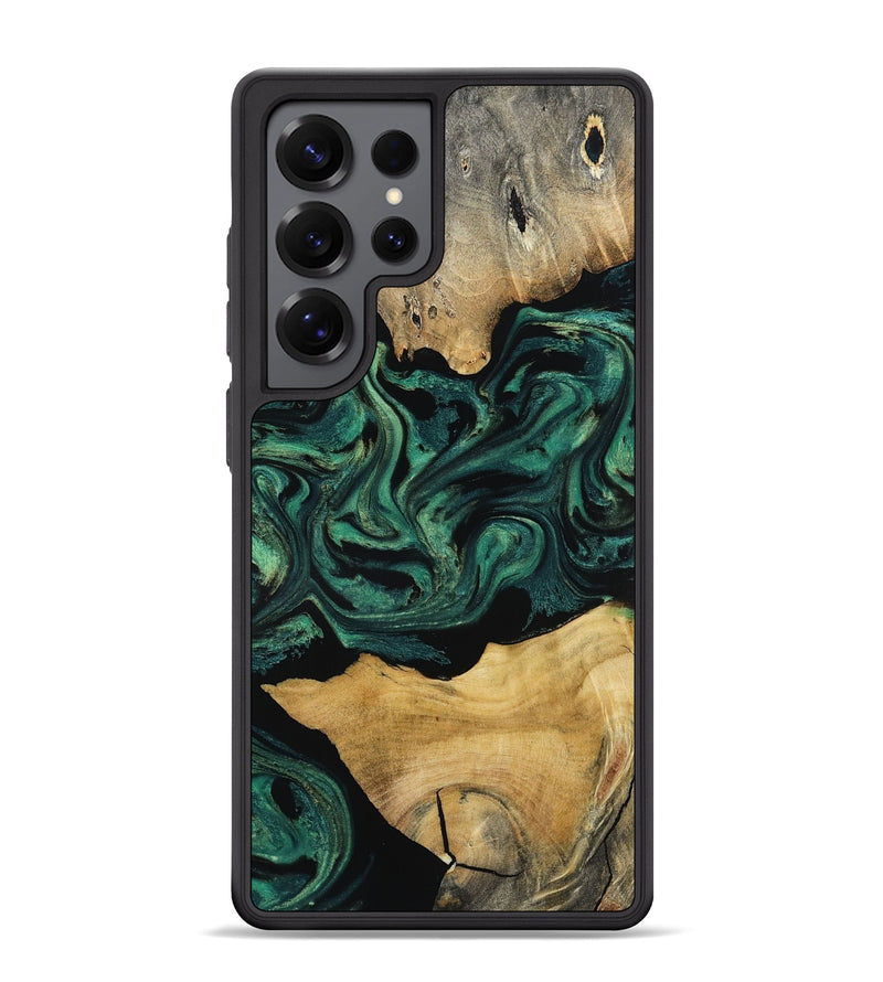 Galaxy S25 Ultra Wood Phone Case - Jammie (Green, 800668)