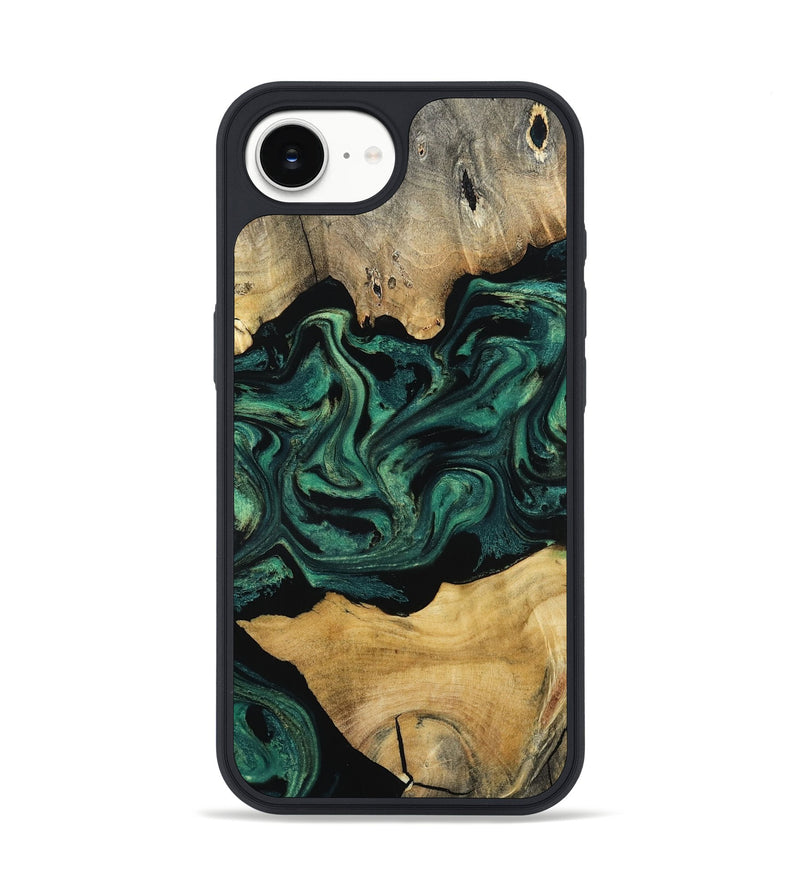 iPhone 16e Wood Phone Case - Jammie (Green, 800668)