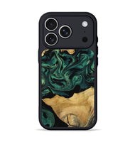 iPhone 17 Pro Wood Phone Case - Jammie (Green, 800668)