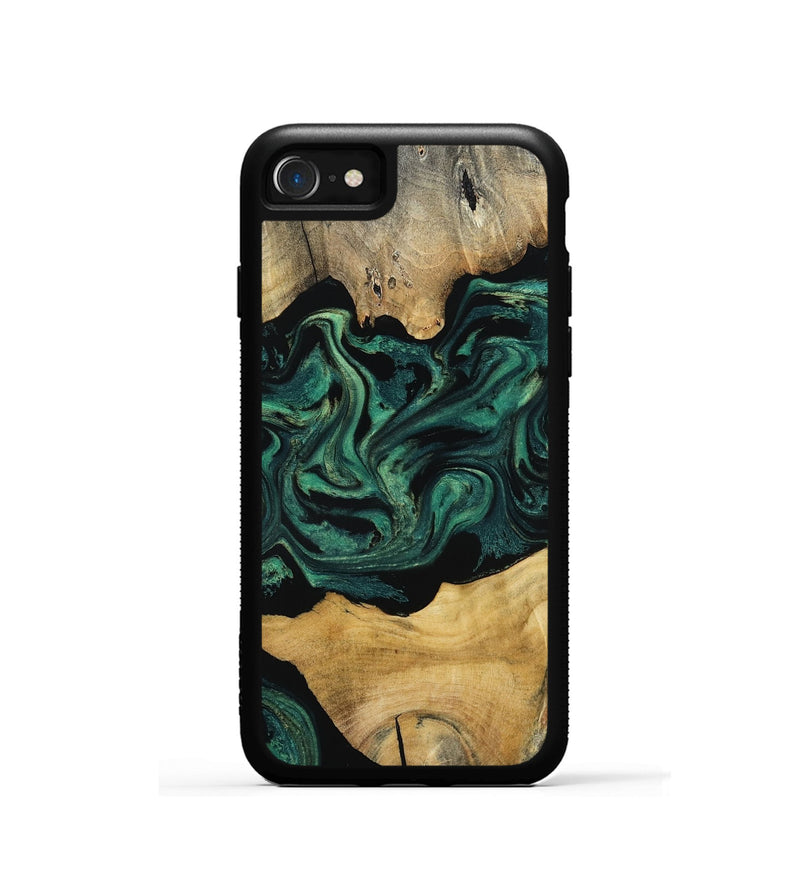 iPhone SE Wood Phone Case - Jammie (Green, 800668)