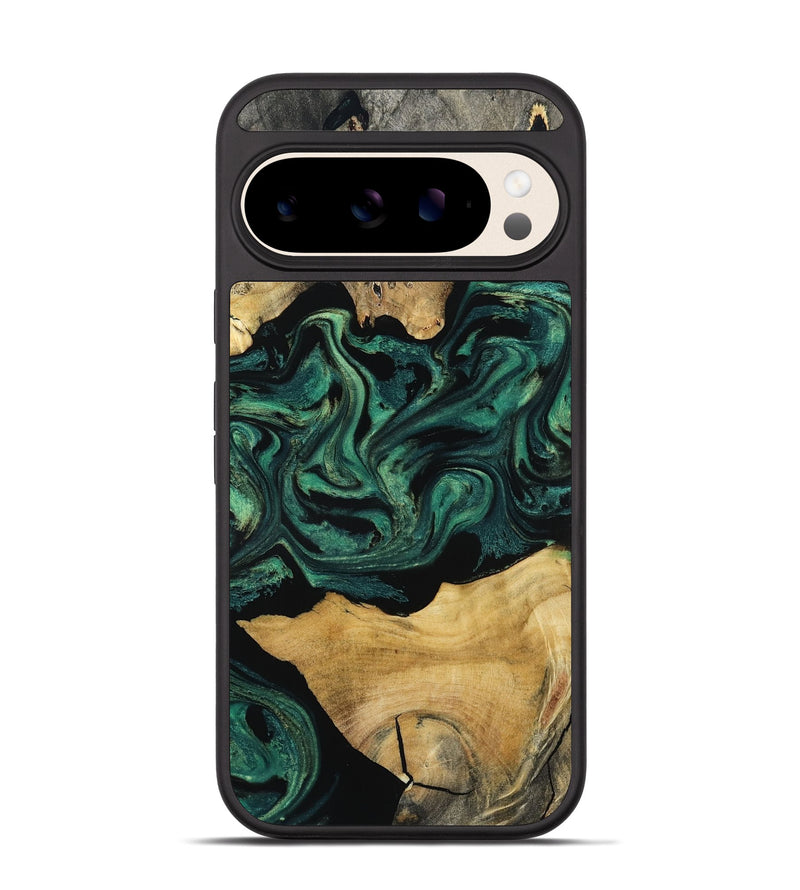 Pixel 10 Wood Phone Case - Jammie (Green, 800668)