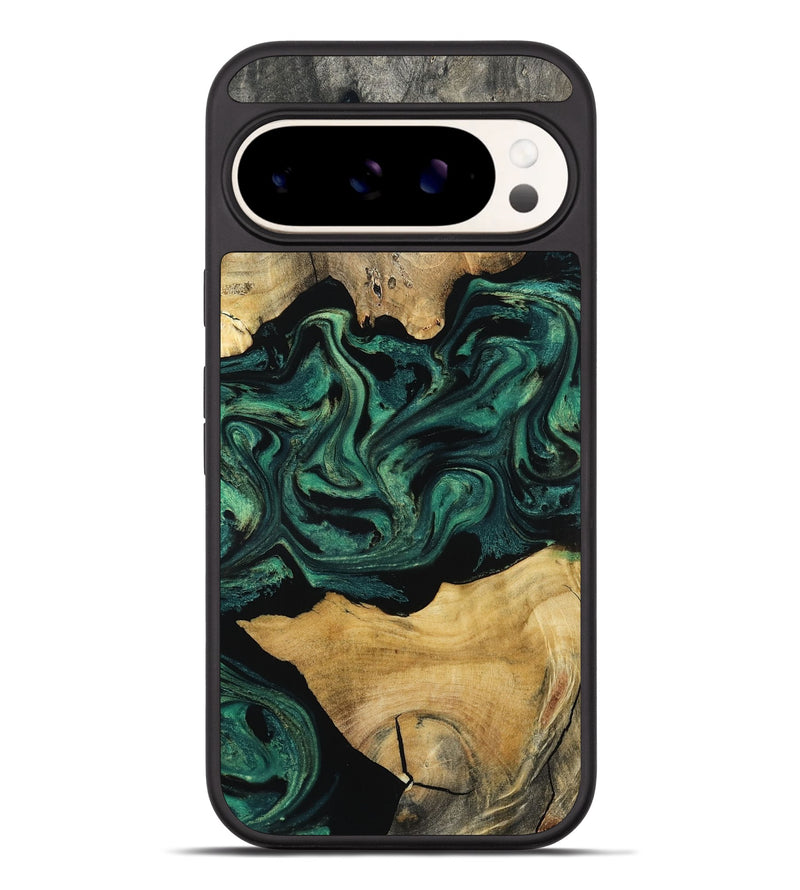 Pixel 9 Pro XL Wood Phone Case - Jammie (Green, 800668)