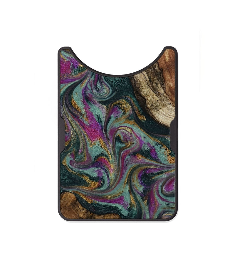 Alloy Wood Wallet - Cori (Green, 800669)