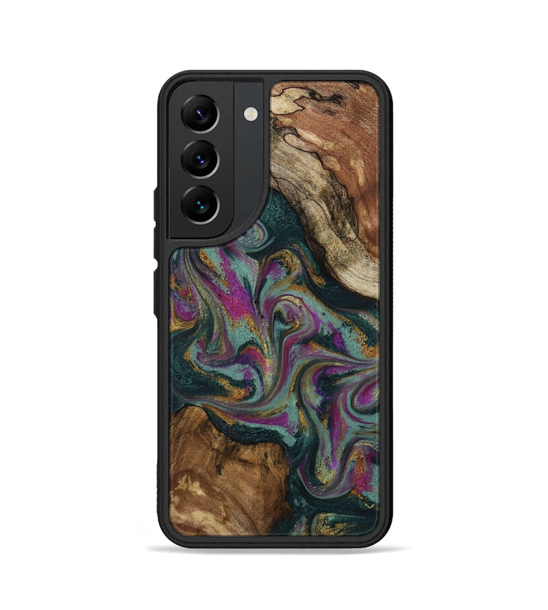 Galaxy S22 Wood Phone Case - Cori (Green, 800669)