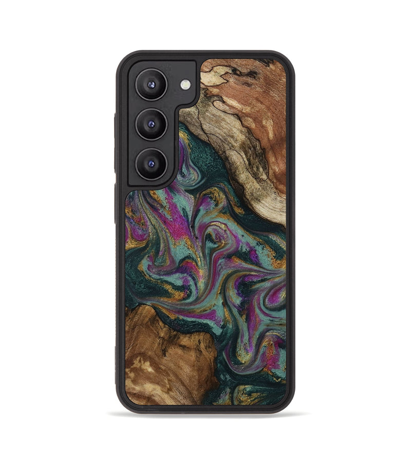 Galaxy S23 Wood Phone Case - Cori (Green, 800669)