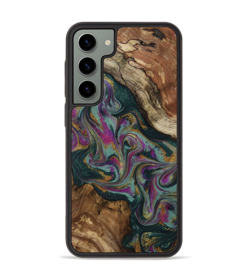 Galaxy S23 Plus Wood Phone Case - Cori (Green, 800669)