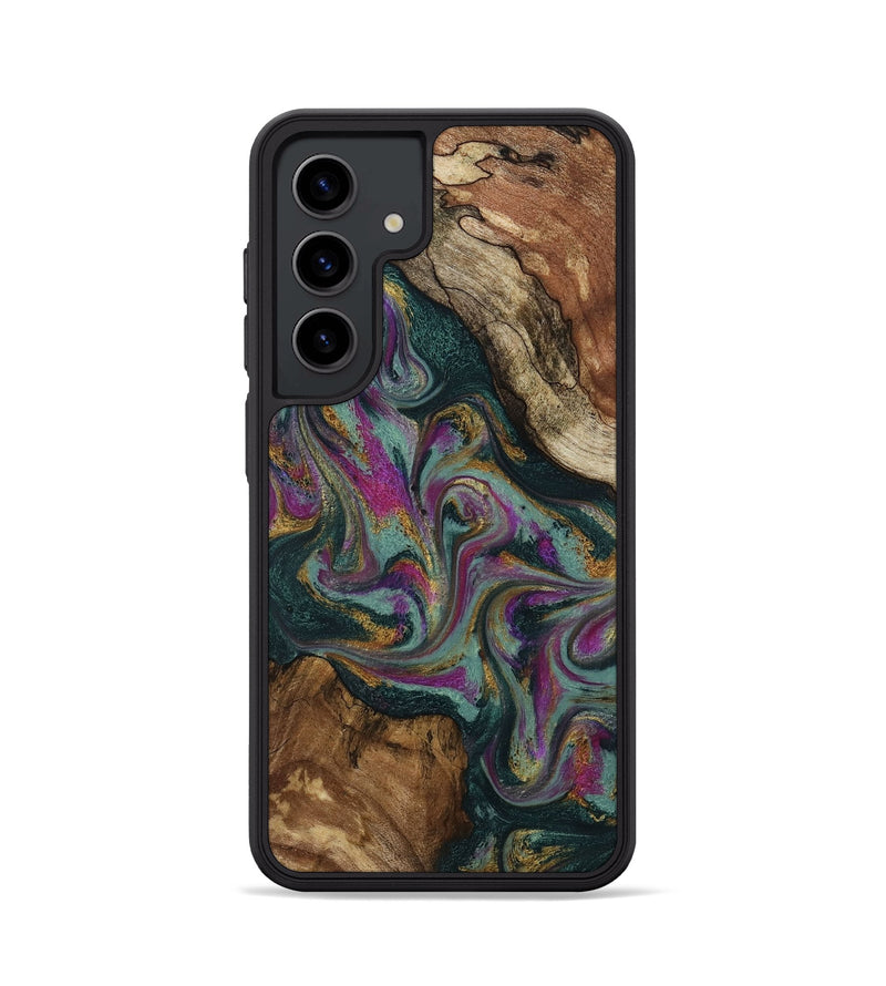 Galaxy S24 Wood Phone Case - Cori (Green, 800669)