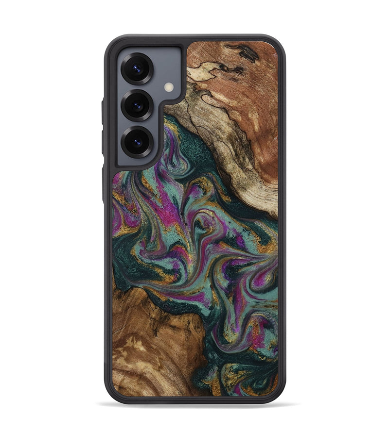 Galaxy S25 Plus Wood Phone Case - Cori (Green, 800669)