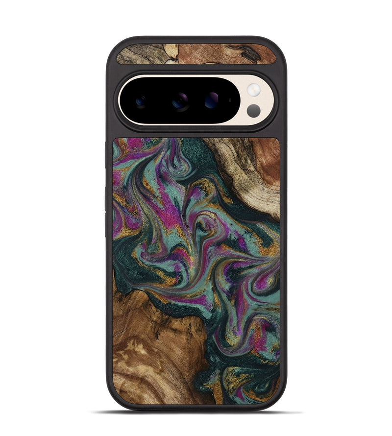 Pixel 10 Wood Phone Case - Cori (Green, 800669)