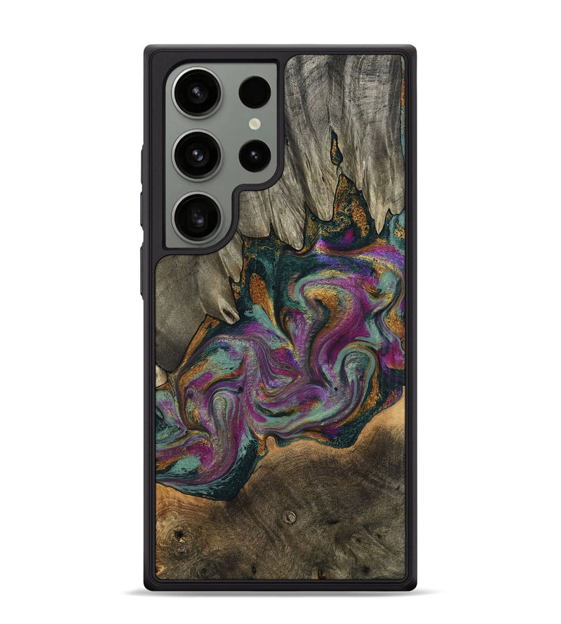 Galaxy S24 Ultra Wood Phone Case - Gerard (Green, 800670)