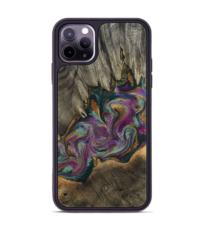 iPhone 11 Pro Max Wood Phone Case - Gerard (Green, 800670)