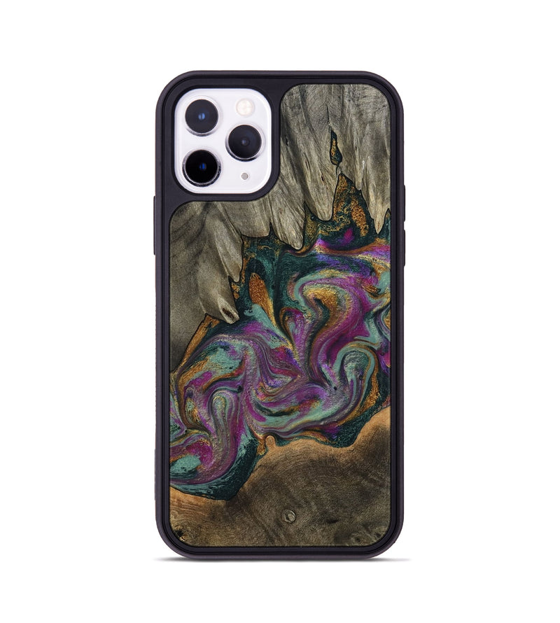 iPhone 11 Pro Wood Phone Case - Gerard (Green, 800670)