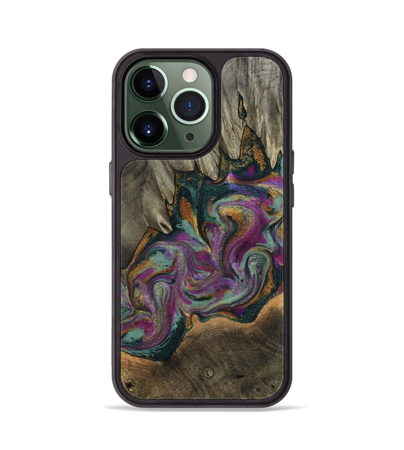 iPhone 13 Pro Wood Phone Case - Gerard (Green, 800670)
