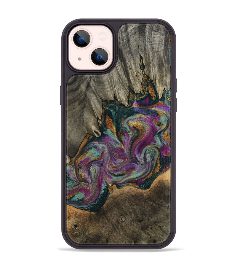 iPhone 14 Plus Wood Phone Case - Gerard (Green, 800670)