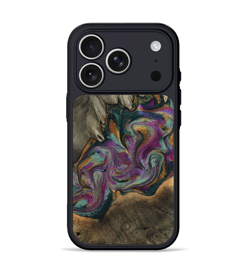 iPhone 17 Pro Wood Phone Case - Gerard (Green, 800670)