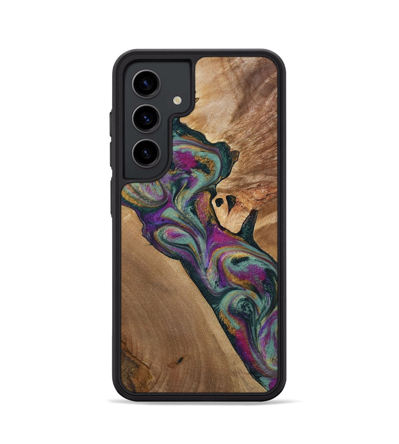 Galaxy S24 Wood Phone Case - Desirae (Green, 800671)