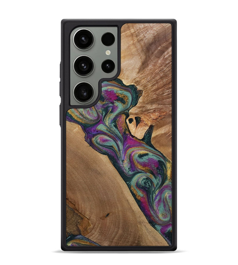 Galaxy S24 Ultra Wood Phone Case - Desirae (Green, 800671)