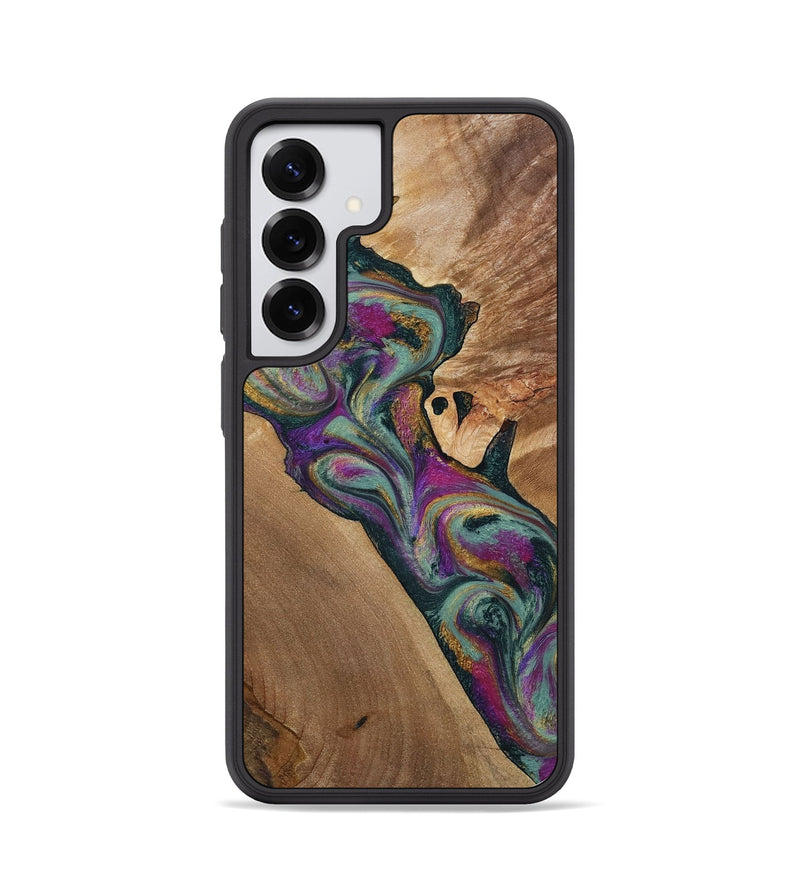 Galaxy S25 Wood Phone Case - Desirae (Green, 800671)