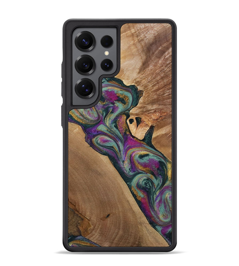 Galaxy S25 Ultra Wood Phone Case - Desirae (Green, 800671)