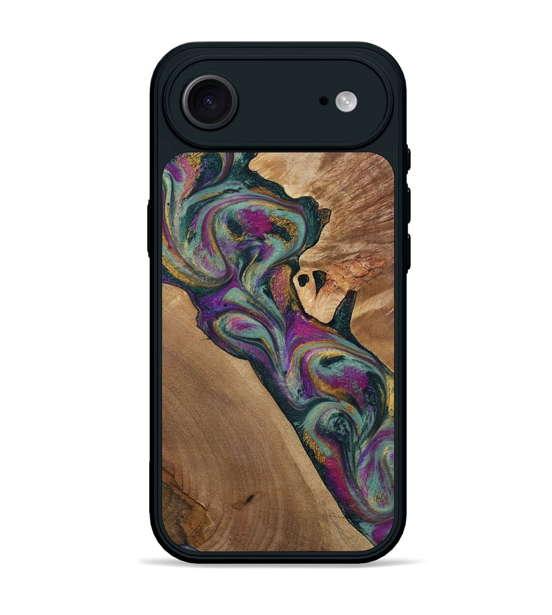 iPhone 17 Air Wood Phone Case - Desirae (Green, 800671)