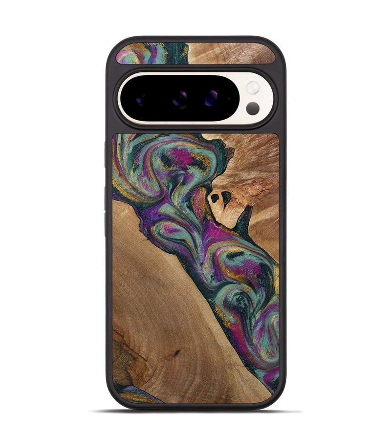 Pixel 9 Pro Wood Phone Case - Desirae (Green, 800671)