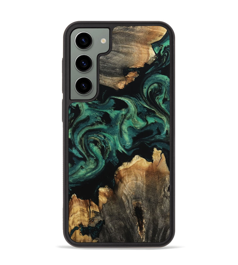 Galaxy S23 Plus Wood Phone Case - Lizeth (Green, 800676)