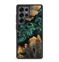 Galaxy S25 Ultra Wood Phone Case - Lizeth (Green, 800676)