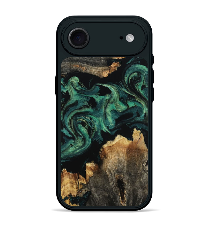 iPhone 17 Air Wood Phone Case - Lizeth (Green, 800676)