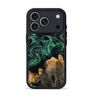 iPhone 17 Pro Wood Phone Case - Lizeth (Green, 800676)
