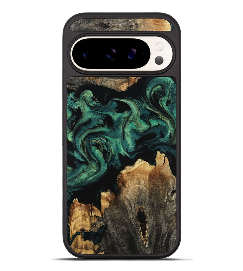 Pixel 10 Pro XL Wood Phone Case - Lizeth (Green, 800676)