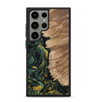 Galaxy S24 Ultra Wood Phone Case - Madilyn (Green, 800681)