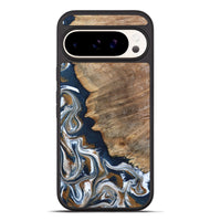Pixel 10 Pro XL Wood Phone Case - Whitley (Teal & Gold, 800685)