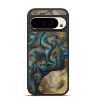Pixel 10 Wood Phone Case - Rodolfo (Teal & Gold, 800693)