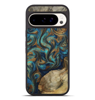 Pixel 9 Pro XL Wood Phone Case - Rodolfo (Teal & Gold, 800693)