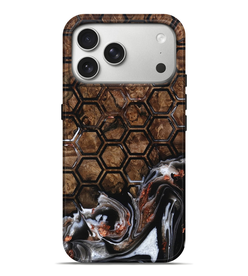 iPhone 17 Pro Max Wood Live Edge Phone Case - Helene (Pattern, 800698)