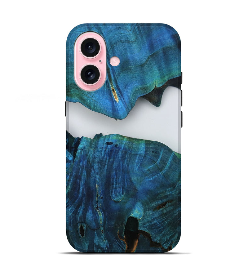 iPhone 17 Wood Live Edge Phone Case - Sherryl (Double Dyed, 800708)