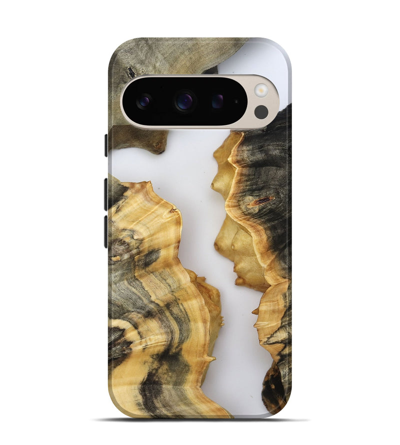 Pixel 9 Wood Live Edge Phone Case - Son (Clear, 800709)