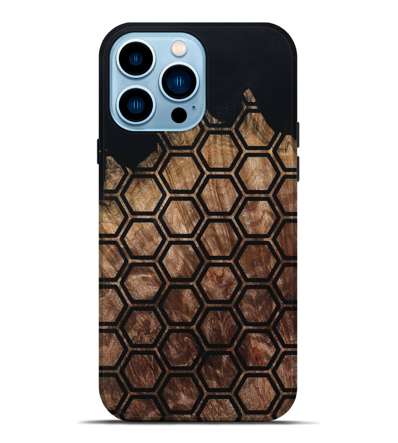 iPhone 14 Pro Max Wood Live Edge Phone Case - Isidore (Pattern, 800711)