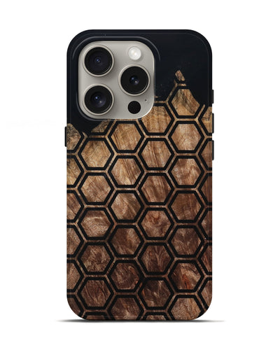 iPhone 16 Pro Wood Live Edge Phone Case - Isidore (Pattern, 800711)