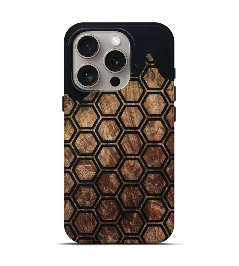 iPhone 16 Pro Wood Live Edge Phone Case - Isidore (Pattern, 800711)