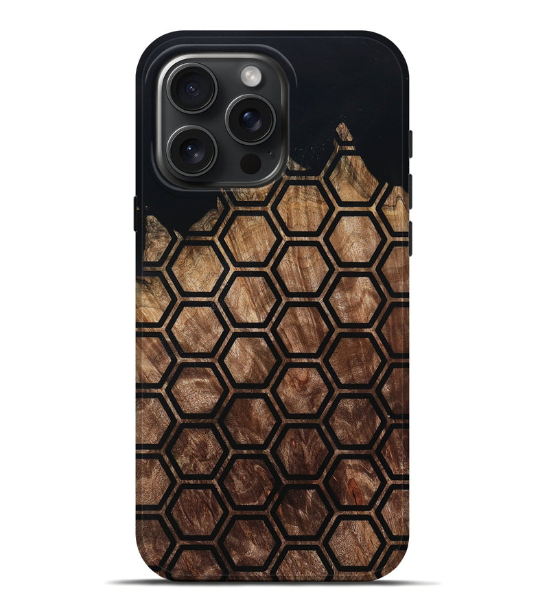 iPhone 16 Pro Max Wood Live Edge Phone Case - Isidore (Pattern, 800711)