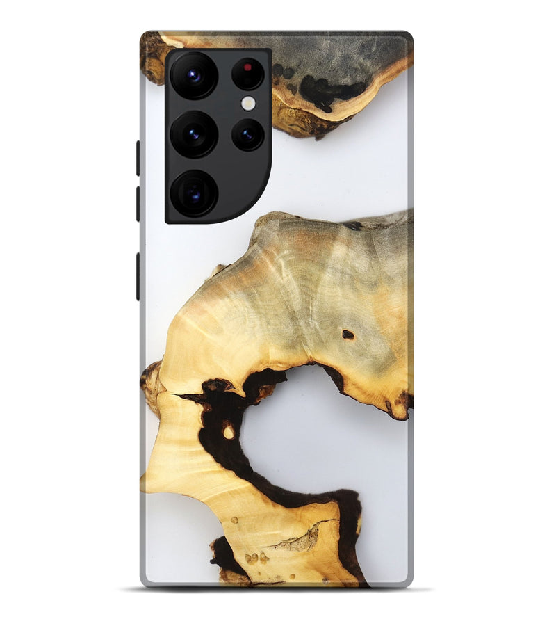 Galaxy S22 Ultra Wood Live Edge Phone Case - Reuben (Clear, 800712)
