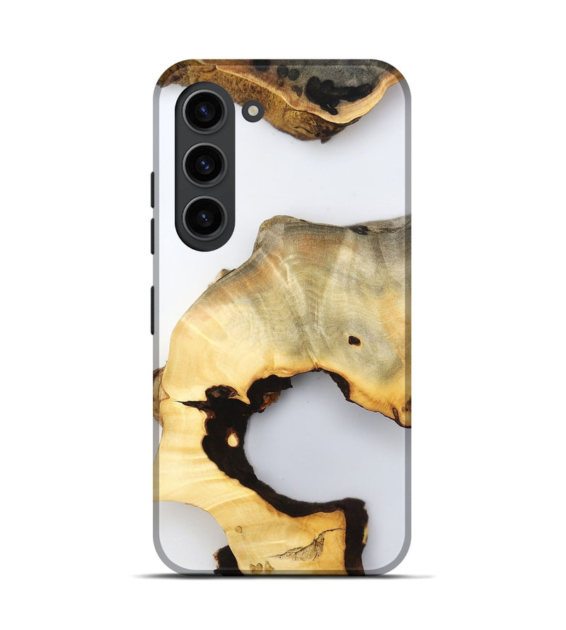 Galaxy S23 Wood Live Edge Phone Case - Reuben (Clear, 800712)
