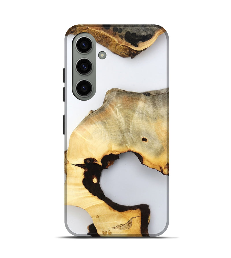 Galaxy S24 Wood Live Edge Phone Case - Reuben (Clear, 800712)