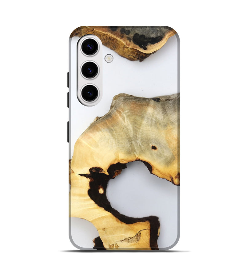 Galaxy S25 Wood Live Edge Phone Case - Reuben (Clear, 800712)