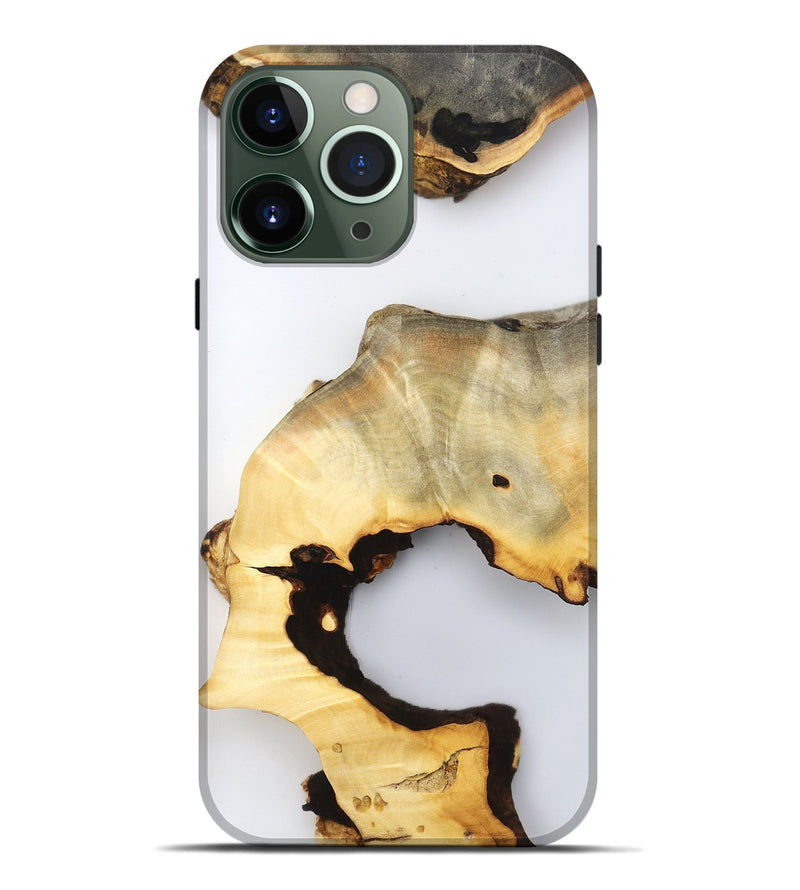 iPhone 13 Pro Max Wood Live Edge Phone Case - Reuben (Clear, 800712)